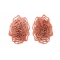Earrings Cabbage E366