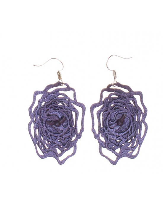 Earrings Cabbage E119