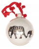 Christmas bauble Nomad elephants (7,5cm)