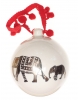 Christmas bauble Nomad elephants (7,5cm)