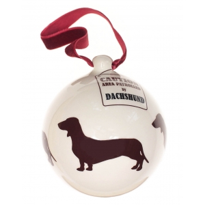 Christmas bauble Dachshund (7,5cm)