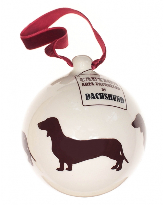 Christmas bauble Dachshund (7,5cm)