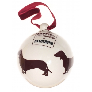 Christmas bauble Dachshund (7,5cm)