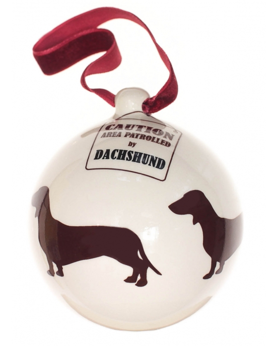 Christmas bauble Dachshund (7,5cm)