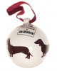 Christmas bauble Dachshund (7,5cm)