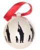 Christmas bauble Hunter and dog (7,5cm)
