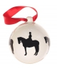Christmas bauble Horseback riders (7,5cm)