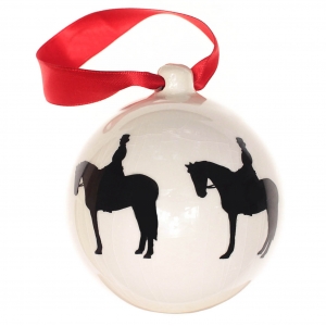 Christmas bauble Horseback riders (7,5cm)