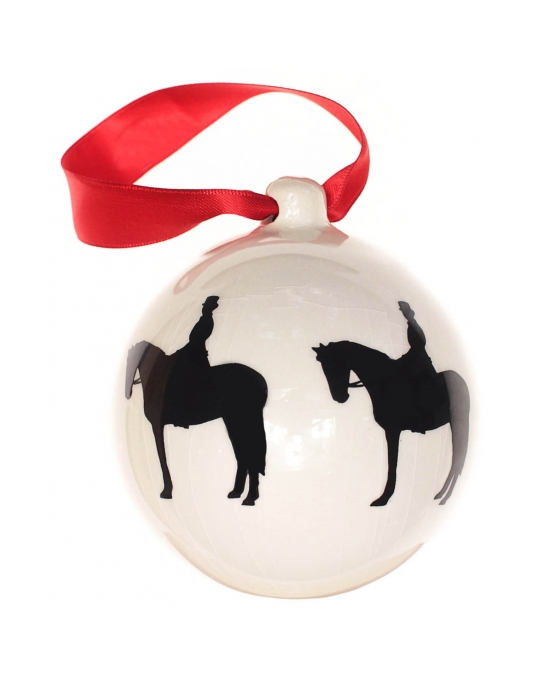 Christmas bauble Horseback riders (7,5cm)