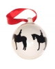 Christmas bauble Horseback riders (7,5cm)