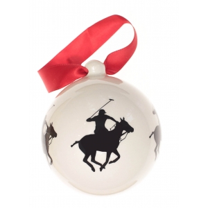 Christmas bauble Polo player (7,5cm)