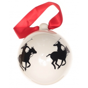 Christmas bauble Polo player (7,5cm)