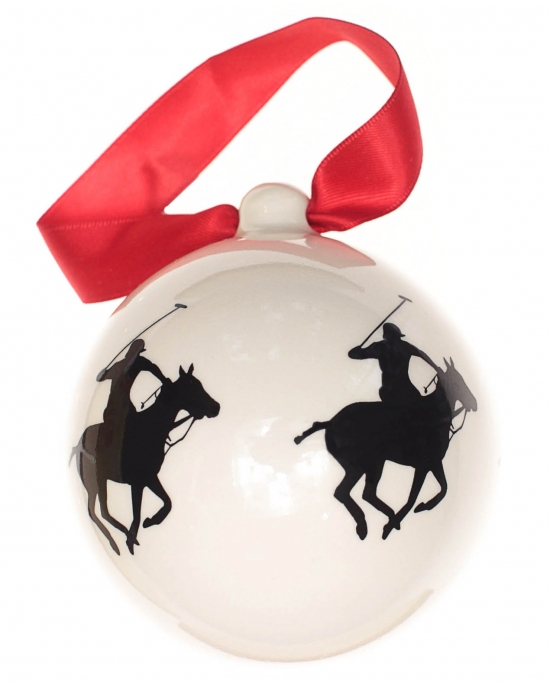 Christmas bauble Polo player (7,5cm)