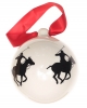 Christmas bauble Polo player (7,5cm)