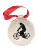 Christmas bauble Cyclist (7,5cm)