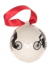 Christmas bauble Cyclist (7,5cm)