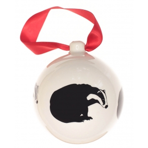 Christmas bauble Badger (7,5cm)