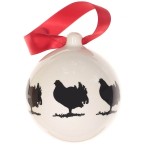 Christmas bauble Wood grouse 2 (7,5cm)