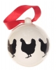 Christmas bauble Chicken (7,5cm)