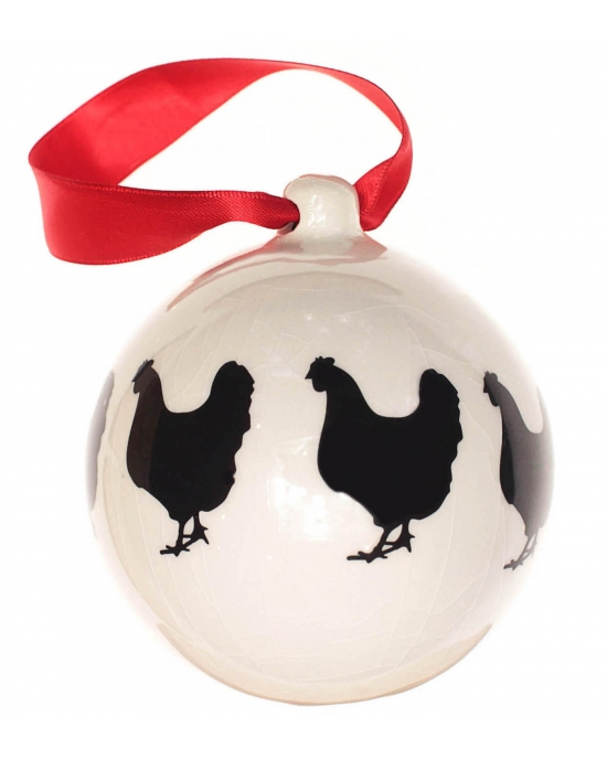 Christmas bauble Chicken (7,5cm)
