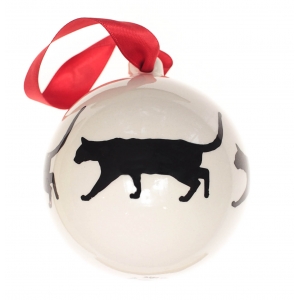 Christmas bauble Cat (7,5cm)