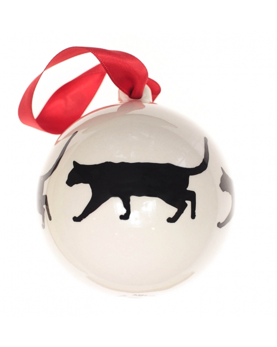 Christmas bauble Cat (7,5cm)