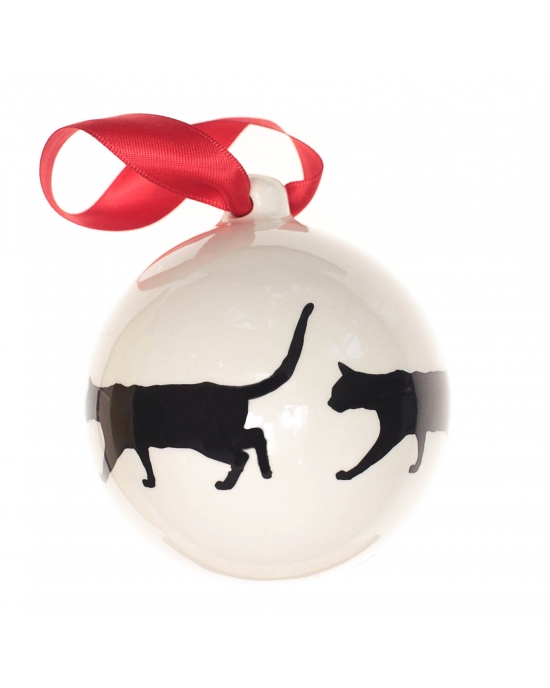 Christmas bauble Cat (7,5cm)