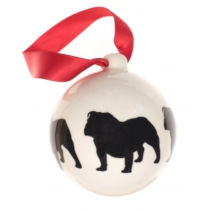 Christmas bauble Bulldog (7,5cm)