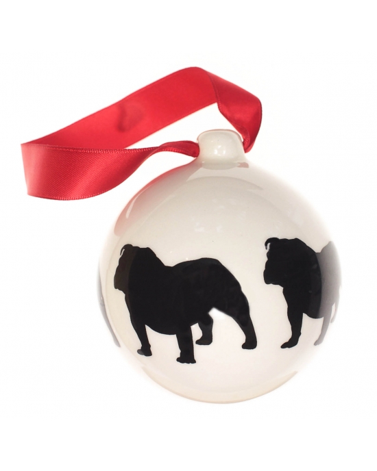 Christmas bauble Bulldog (7,5cm)
