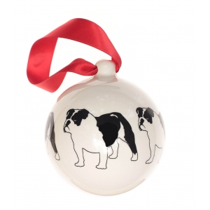 Christmas bauble Bulldog (7cm)