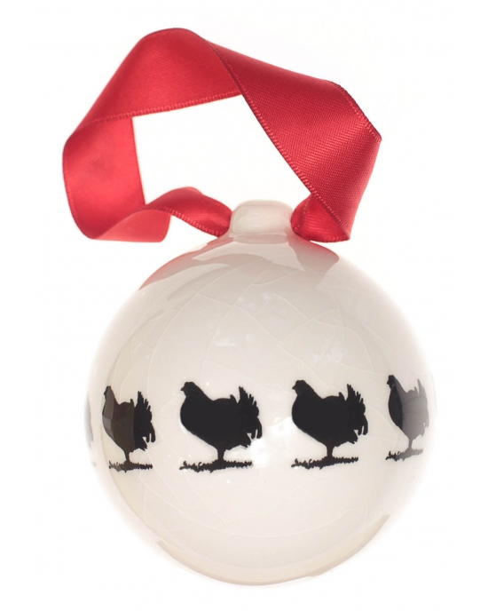 Christmas bauble Wood grouse 2 (6,5cm)