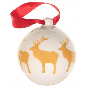 Christmas bauble Autumn stag (7,5cm)