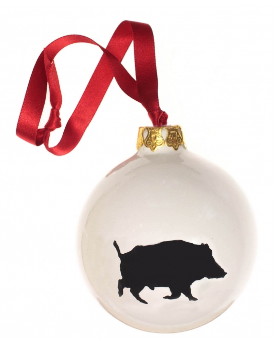 Christmas bauble Wild boar (8cm)