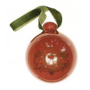 Christmas bauble Coat of arms of Latvia (5,5cm)