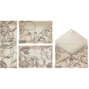Business Card Case Peonies BCC33