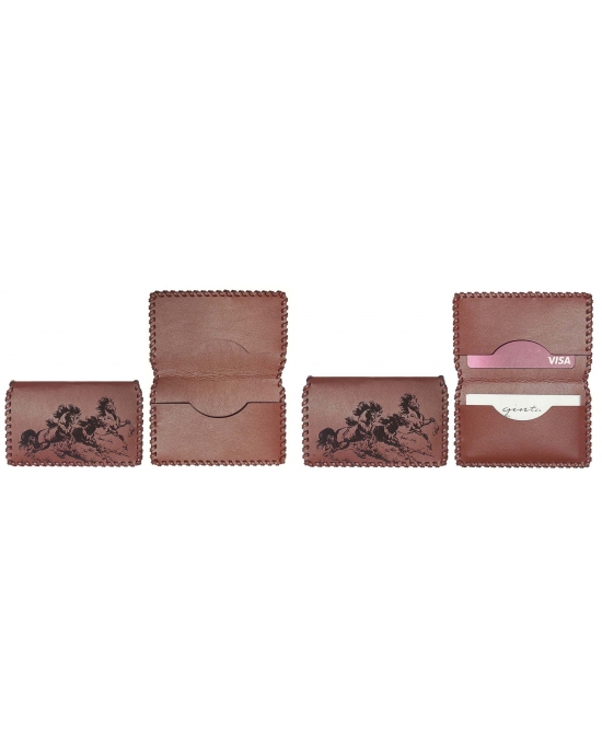 Business Card Case Horses BCC51