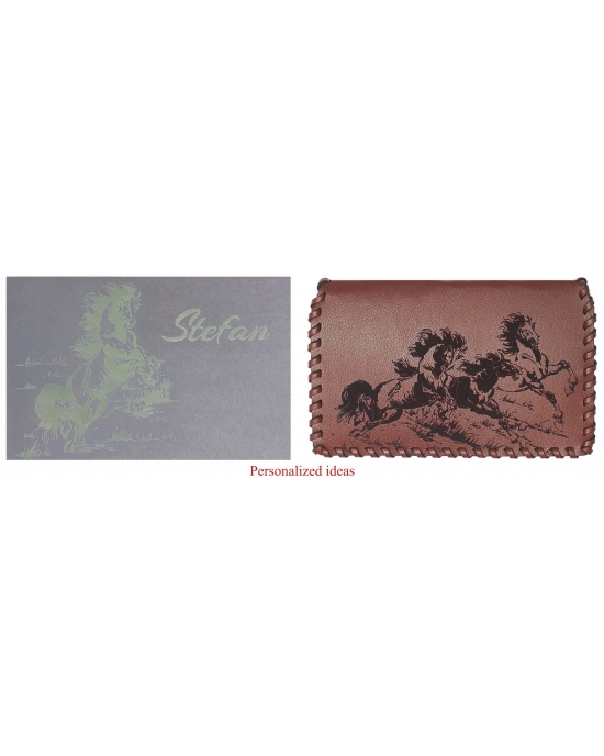 Business Card Case Horses BCC51