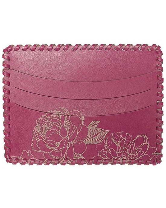 Card Case Peonies CC100