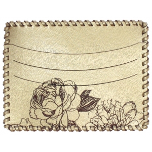 Card Case Peonies CC100