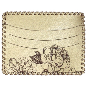 Card Case Peonies CC100