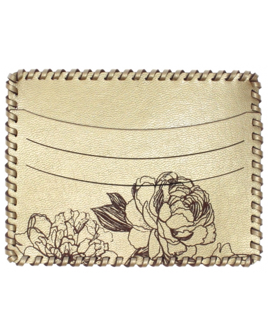 Card Case Peonies CC100