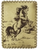 Travel Card Case Horses CC51