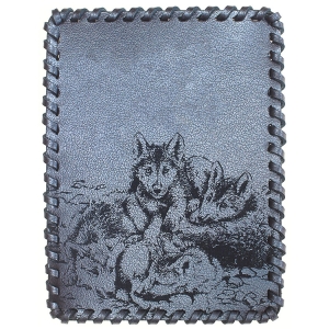 Travel Card Case Wolves CC54