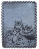 Travel Card Case Wolves CC54