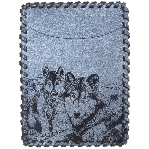 Travel Card Case Wolves CC54