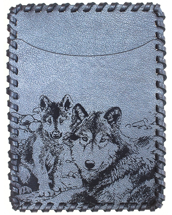 Travel Card Case Wolves CC54