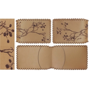 Travel Card Case Pine Cone CC30