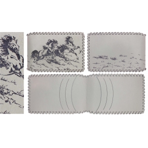 Card Case Horses CC18