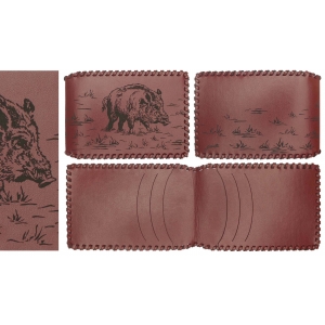 Card Case Wild Boar CC17