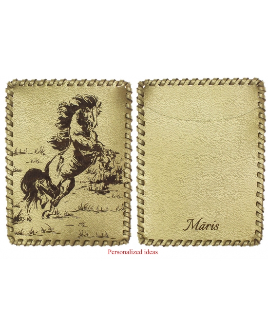 Travel Card Case Horses CC51